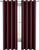 Lux Decor Collection Premium Blackout Curtains 84 Inch Length Long 2 Panels Set - Thermal Insulated Room Darkening Curtains