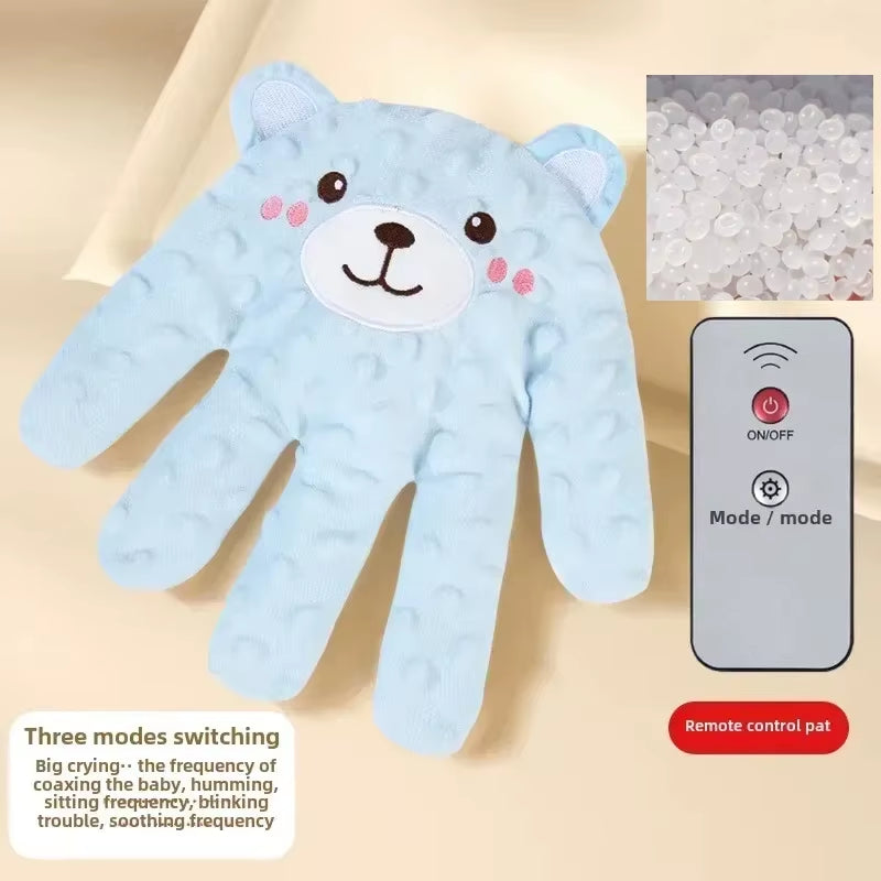 Soothing Palm Sleep Pillow for Babies - Heated Remote Control Sleep Pad for Newborn Comfort