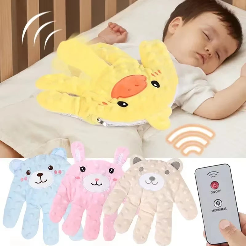 Soothing Palm Sleep Pillow for Babies - Heated Remote Control Sleep Pad for Newborn Comfort