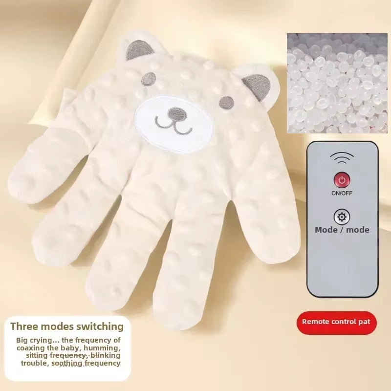 Soothing Palm Sleep Pillow for Babies - Heated Remote Control Sleep Pad for Newborn Comfort